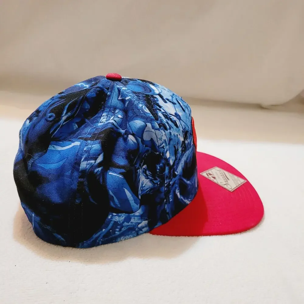 Snapback Superman red and blue graphic hat